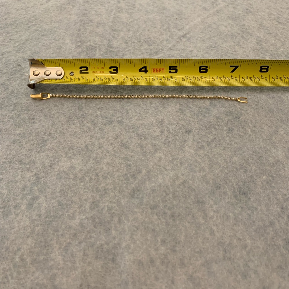 $5 for a 7” bracelet cubic zirconia - Picture 2 of 2